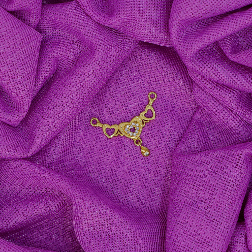 Mahavir Stylish DYE Gold Plated Austrian Stone Pendant for Women