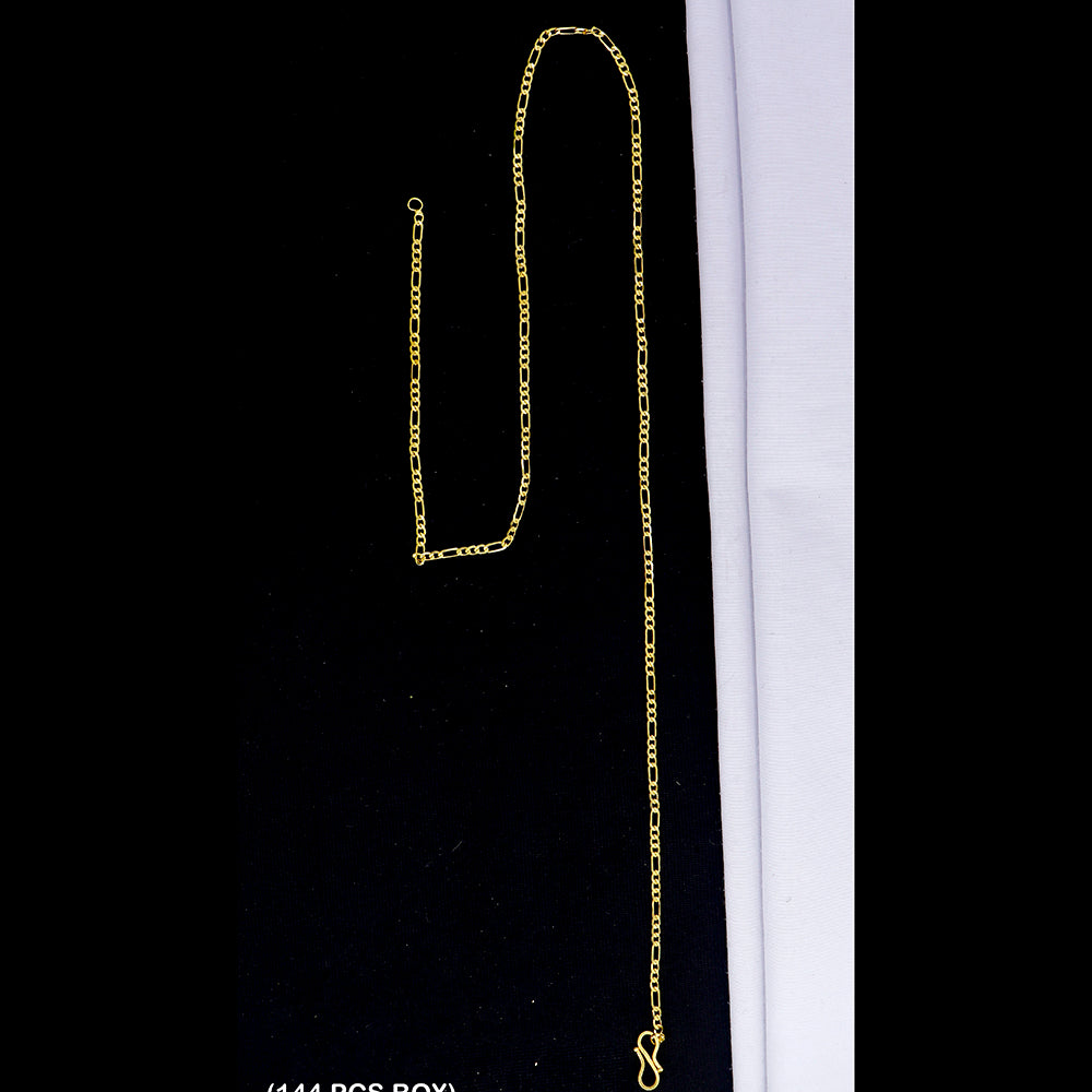 Mahavir Gold Plated Chain