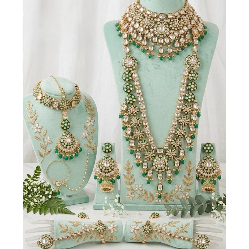 Knigght angel Gold Plated Timeless Indian Bridal Jewellery
