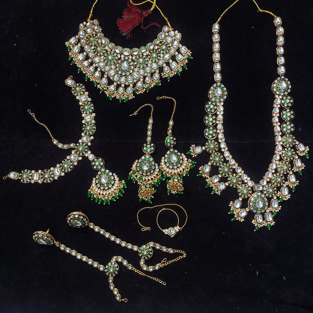 Knigght angel Gold Plated Timeless Indian Bridal Jewellery