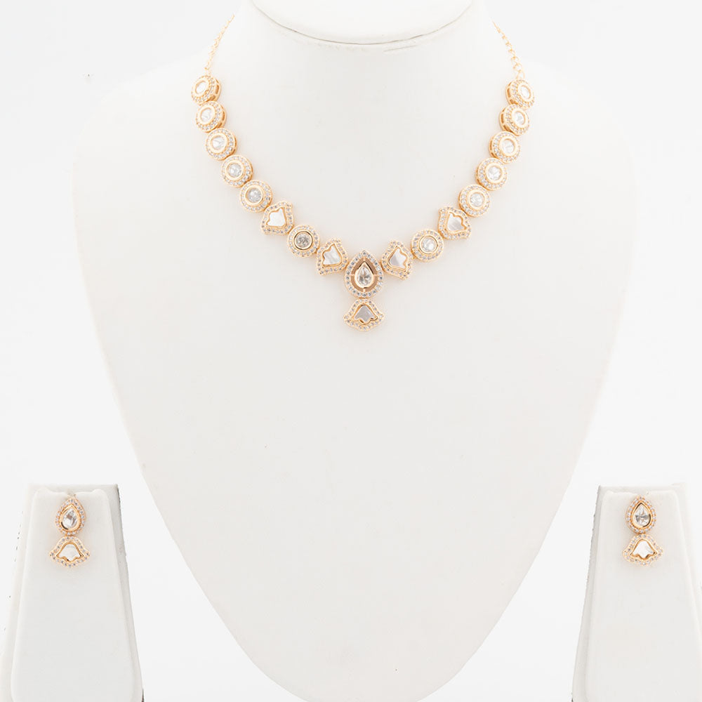 Chiccharm Jewellery Sparkling Austrian Stone Designer Necklace Set