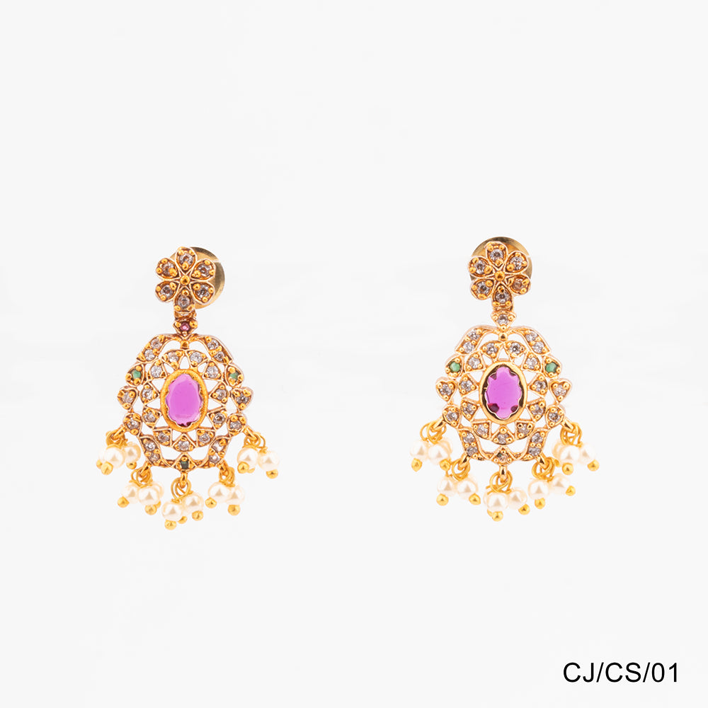 Chiccharm Jewellery Brass and Copper Rajwadi Choker Set