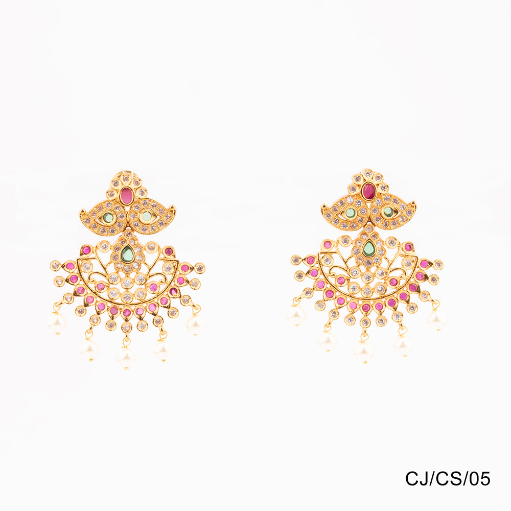 Chiccharm Jewellery Brass and Copper Rajwadi Choker Set