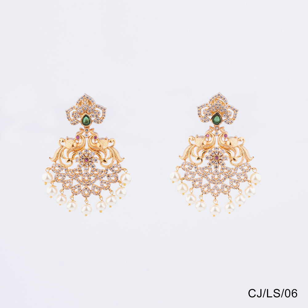 Chiccharm Jewellery Brass and Copper Rajwadi Necklace Set