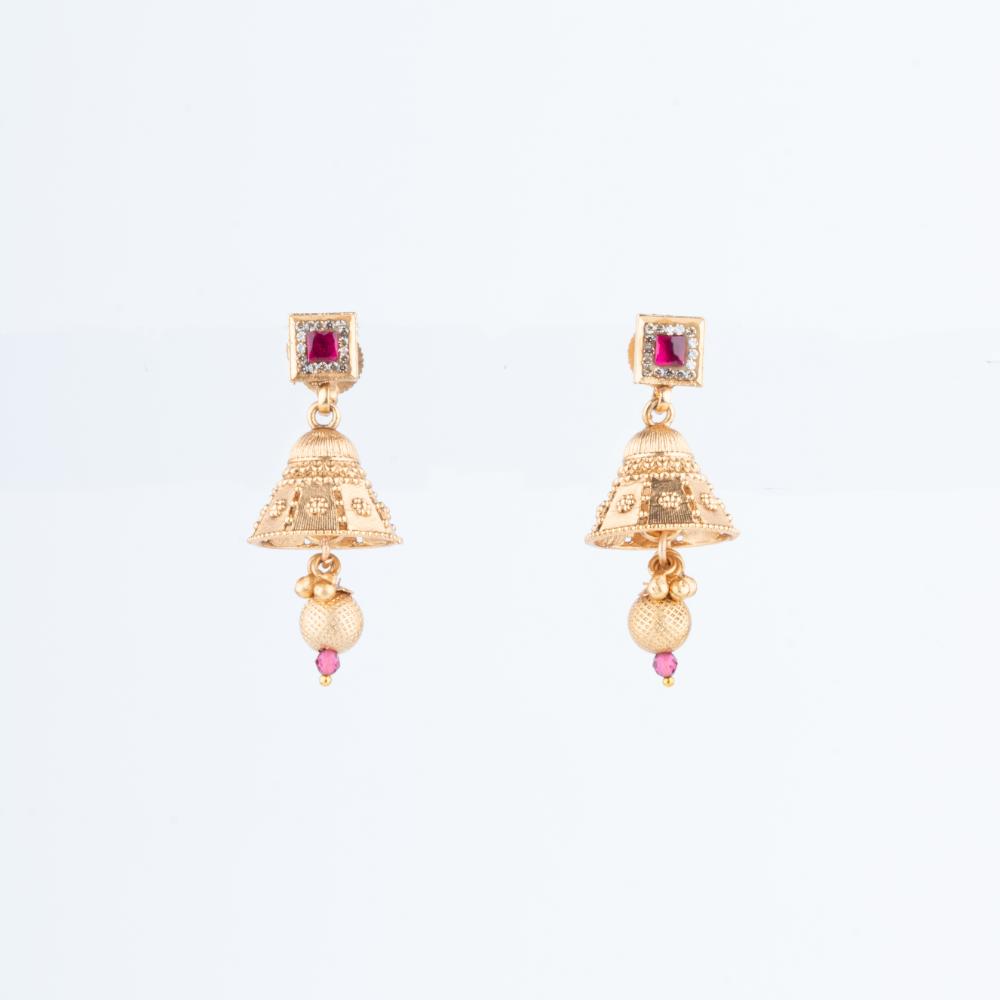 ChicCharm Jewellery Brass And Copper Gold Plated Rajwadi Necklace Set
