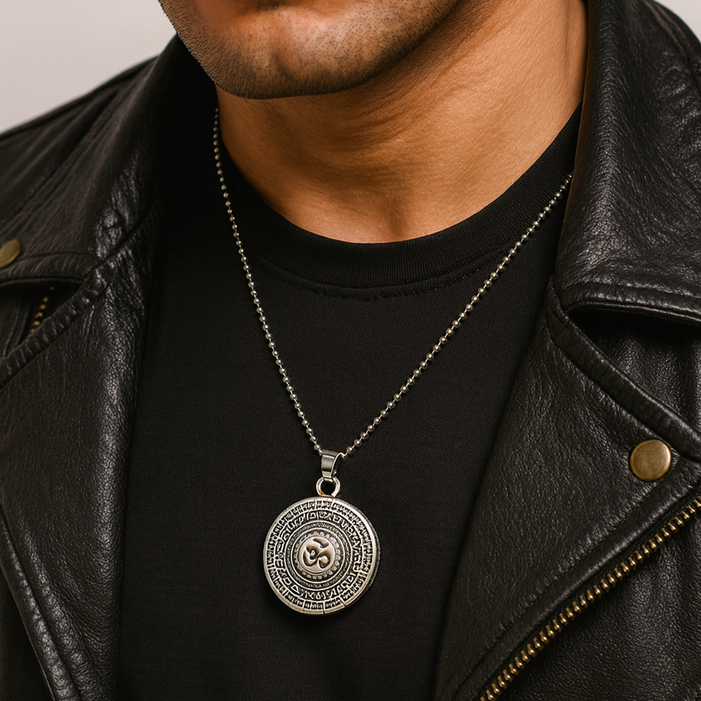 Urthn OM Chain Pendant For Men