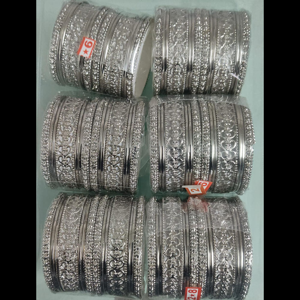Shree Asha Bangles Oxidised Plated Bangles Set