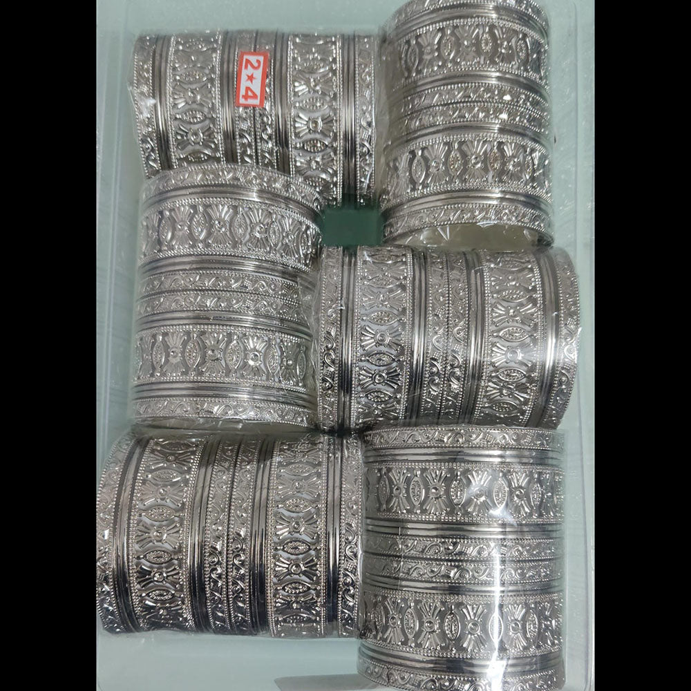 Shree Asha Bangles Oxidised Plated Bangles Set