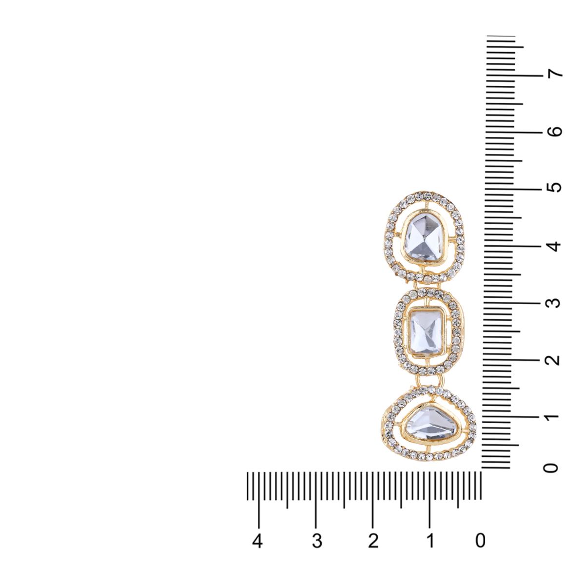 Etnico Latest Fashion Stylish Contemporary Stud Drop Earring For Women