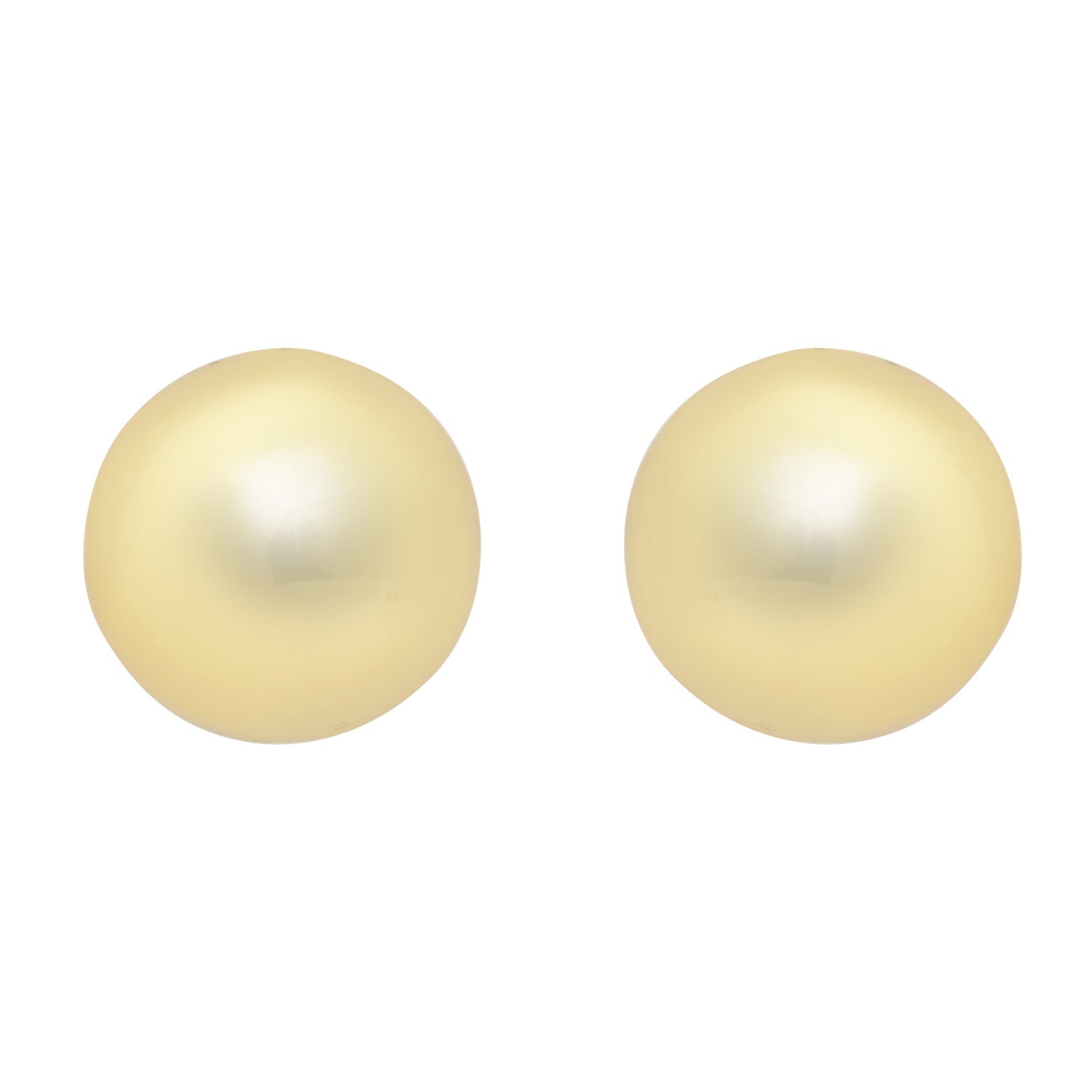Etnico Gold Plated Half Circle Fashion Stylish Lightweight Chunky Stud Earrings For Women