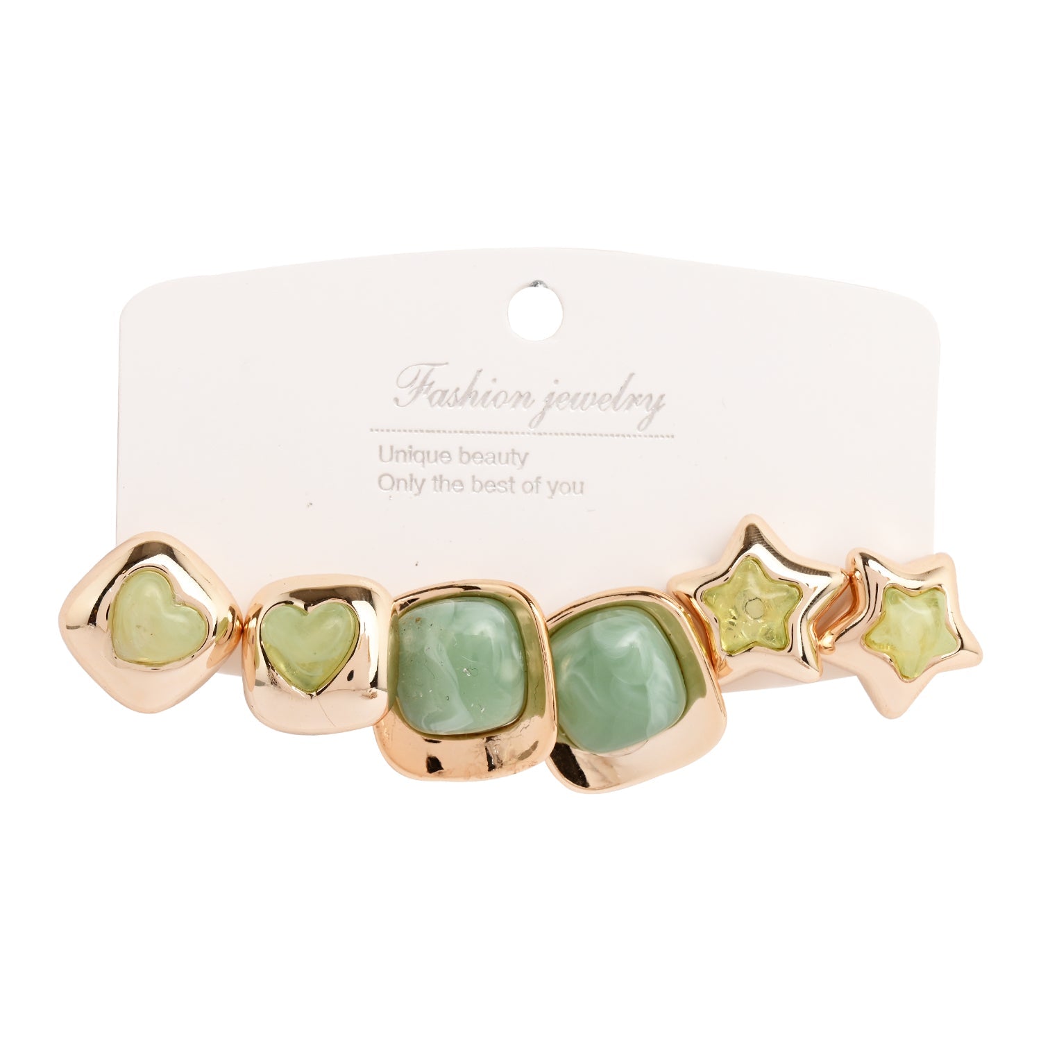 Etnico Fashion Latest Stylish Trendy Lightweight Modern Stud Earrings Combo Set for Women (Mint)