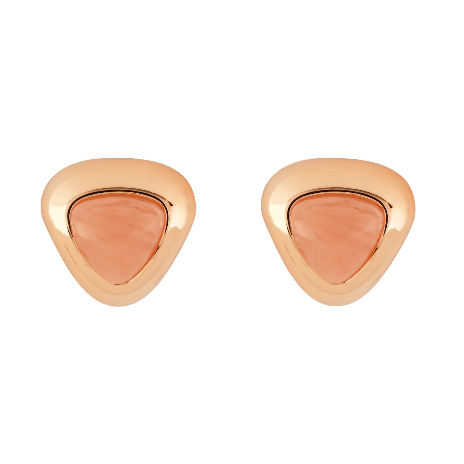 Etnico Fashion Latest Stylish Trendy Lightweight Modern Stud Earrings Combo Set for Women (Peach)