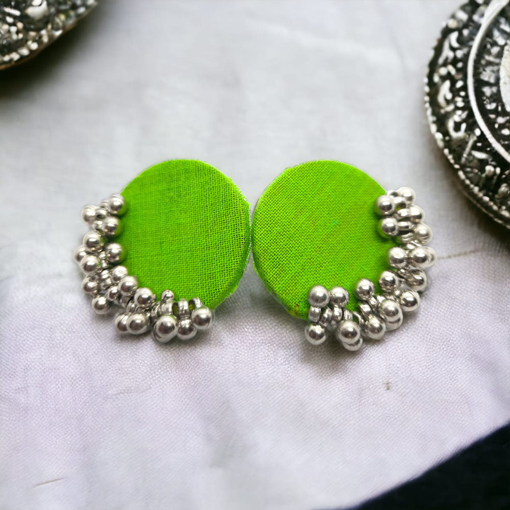 Handmade For Her Oxidised Plated Handmade Ghungroo Studs Earring