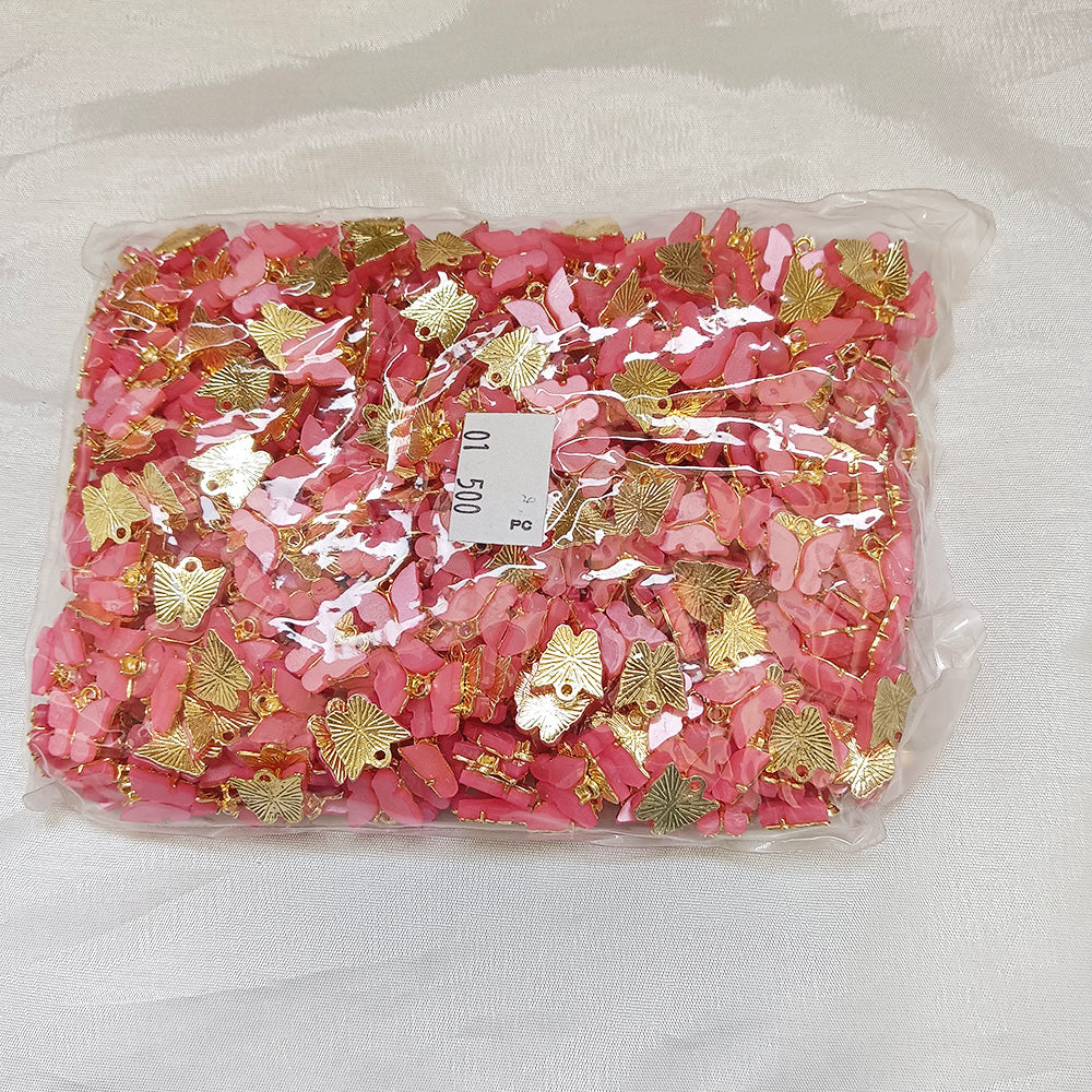 Kriaa Beads Butterfly Charms And Pendant For DIY Jewellery Making