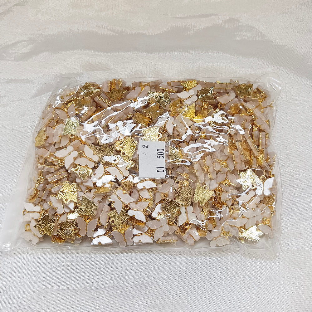 Kriaa Beads Butterfly Charms And Pendant For DIY Jewellery Making