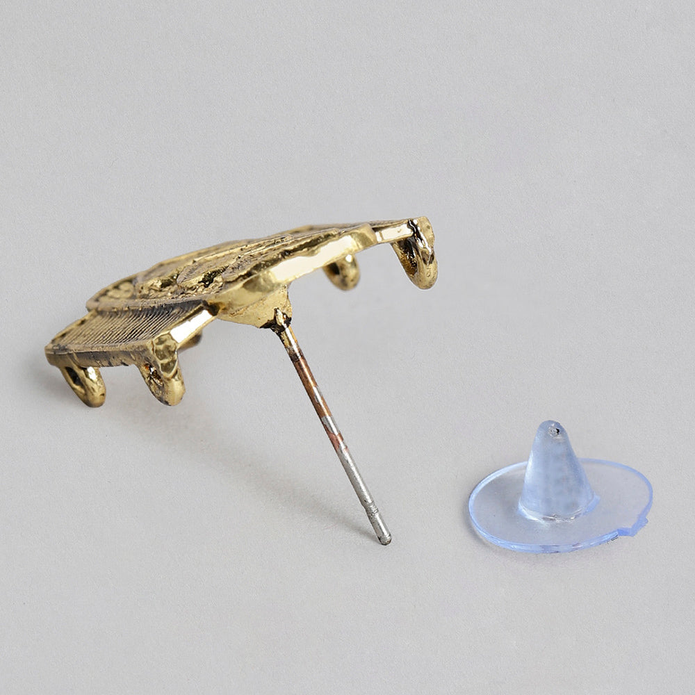 Darshana Jewels Classy Gold Plated Heart Shape Collar Necklace set For Girls and Women - KSNKE60181