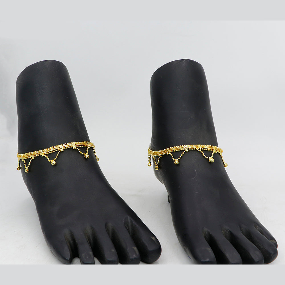 Mahavir Gold Plated Payal / Anklet