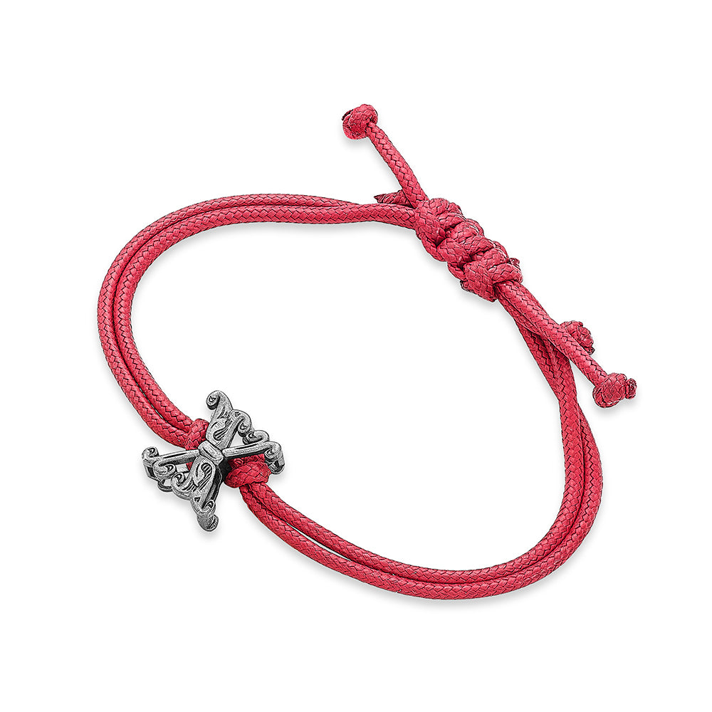 Nipura Sterling Silver Rakhi Convertible Rakhi into Pendant,Initial-X