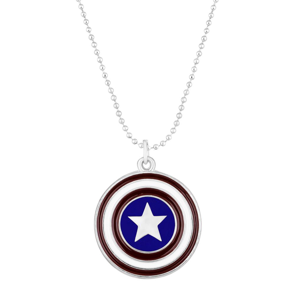 Mahi Meenakari Work Hollywood Movie Inspired Shield Unisex Pendant Locket Necklace (PS1101906R)