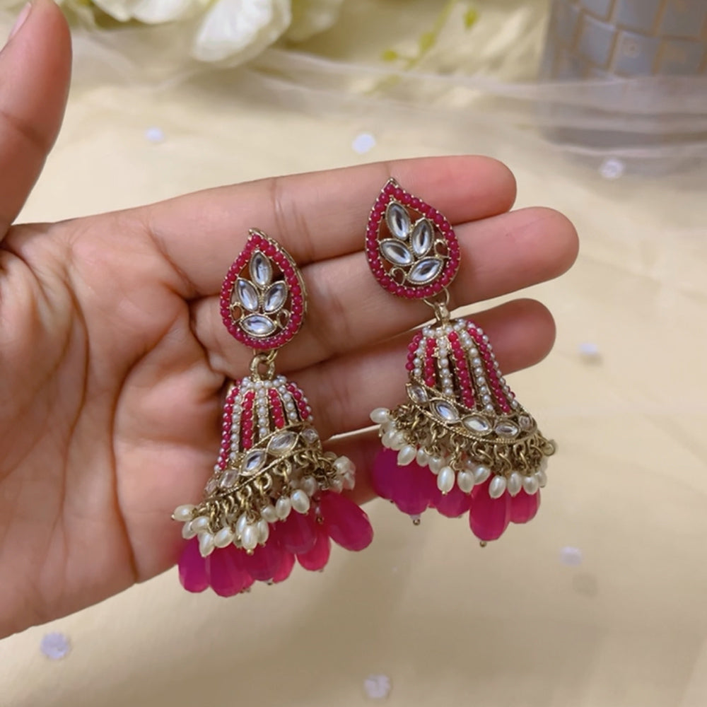ShringarStreet kundan Earring jhumka