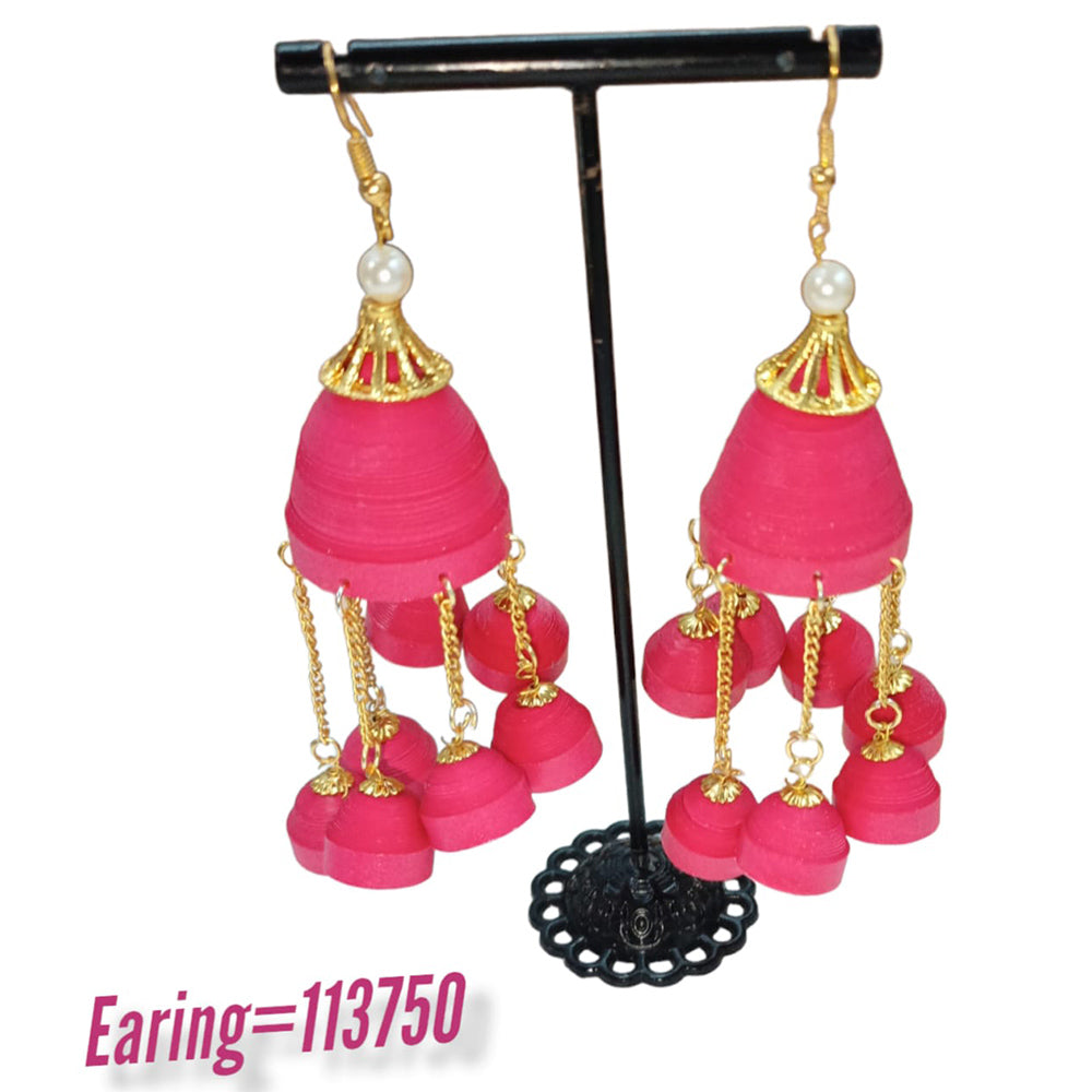 Padmawati Bangles Thread Dangler Earrings