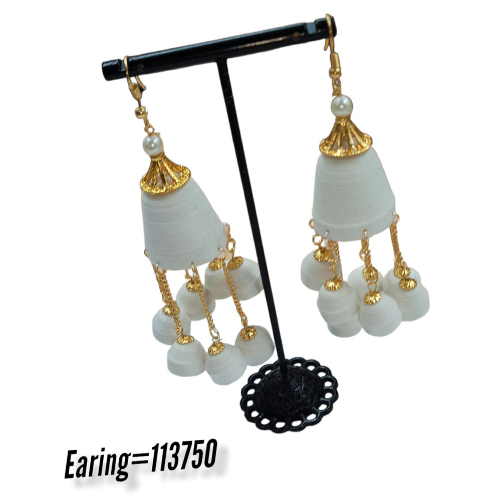 Padmawati Bangles Thread Dangler Earrings