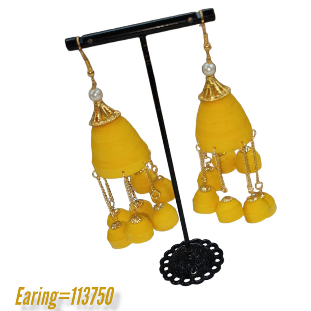 Padmawati Bangles Thread Dangler Earrings