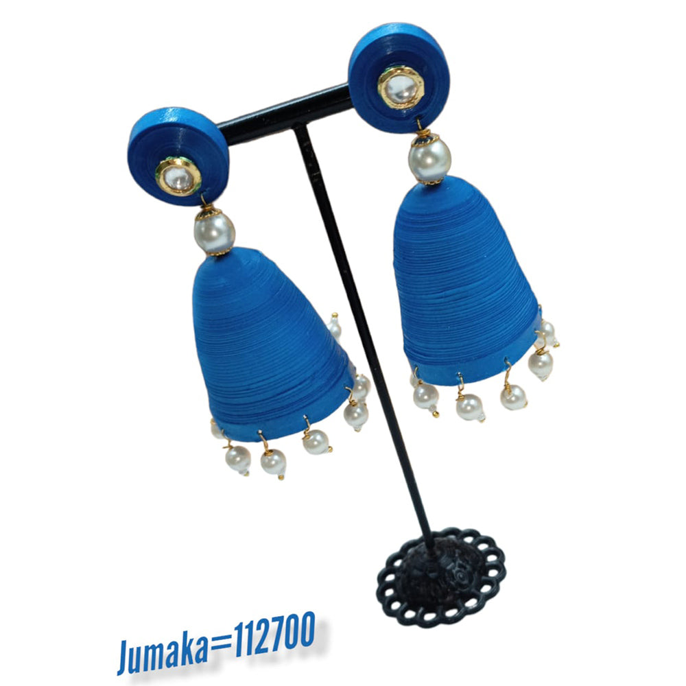 Padmawati Bangles Thread Dangler Earrings