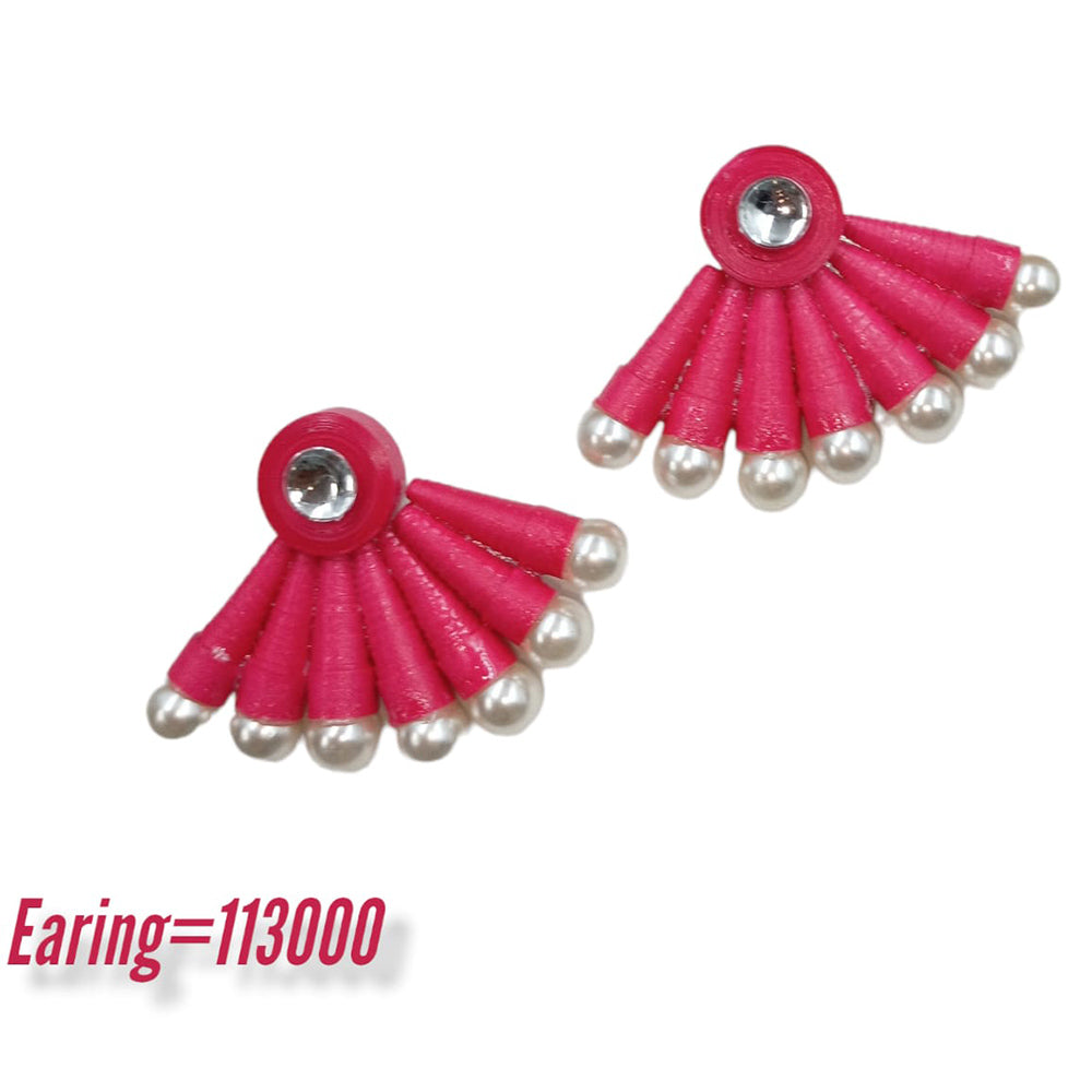 Padmawati Bangles Thread Dangler Earrings