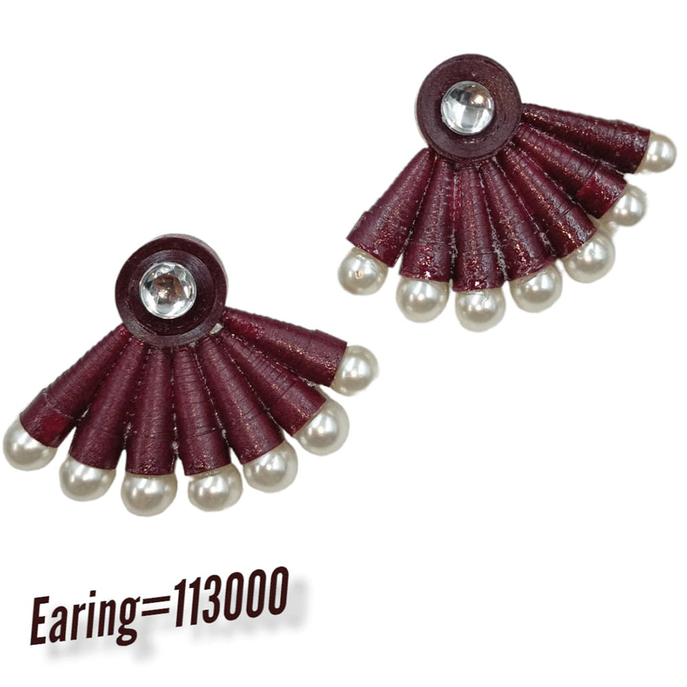 Padmawati Bangles Thread Dangler Earrings
