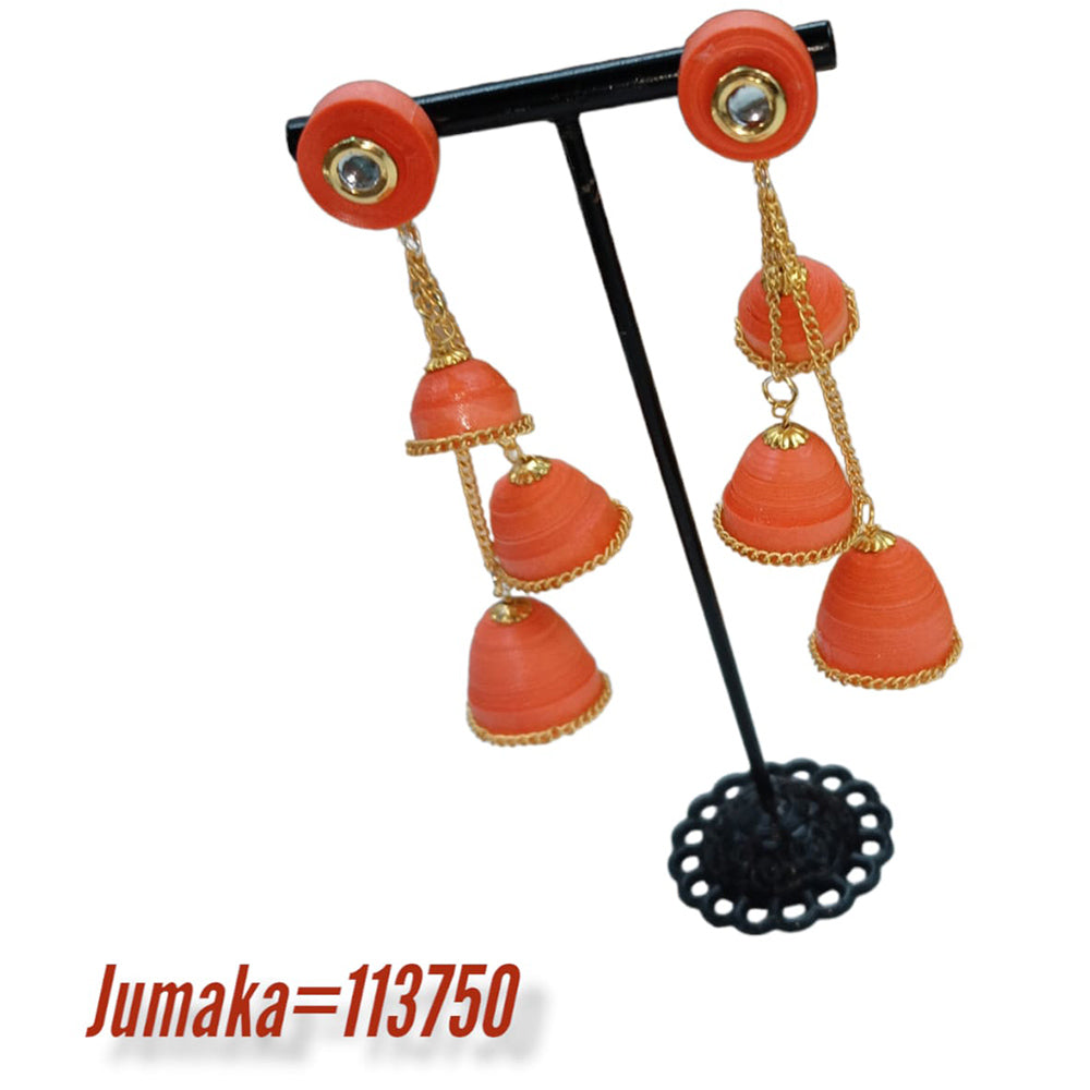 Padmawati Bangles Thread Dangler Earrings