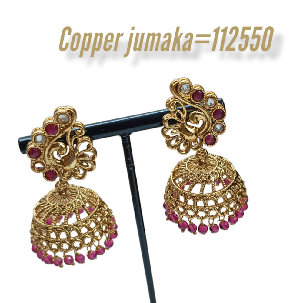 Padmawati Bangles Kundan Stone Jhumkis Earrings