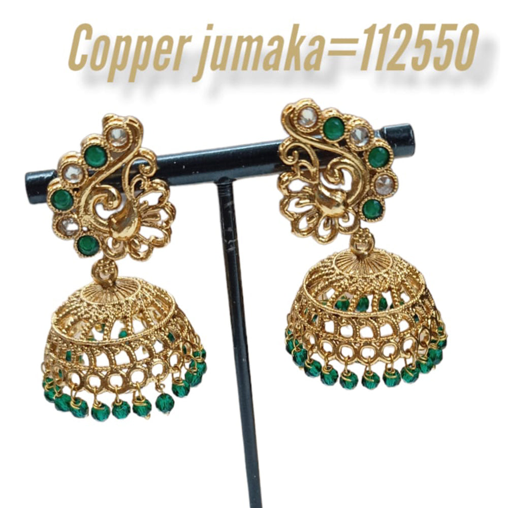 Padmawati Bangles Kundan Stone Jhumkis Earrings