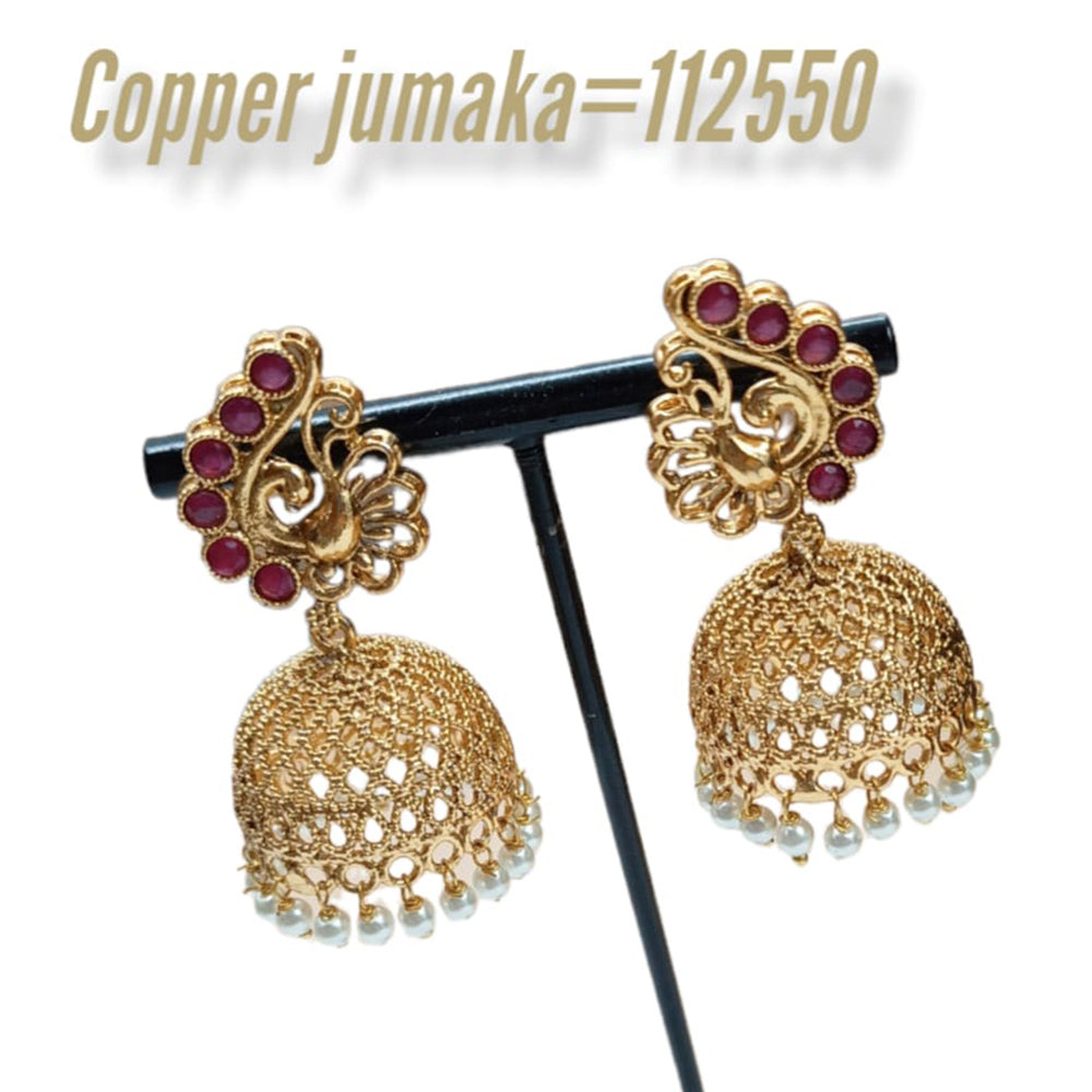 Padmawati Bangles Kundan Stone Jhumkis Earrings
