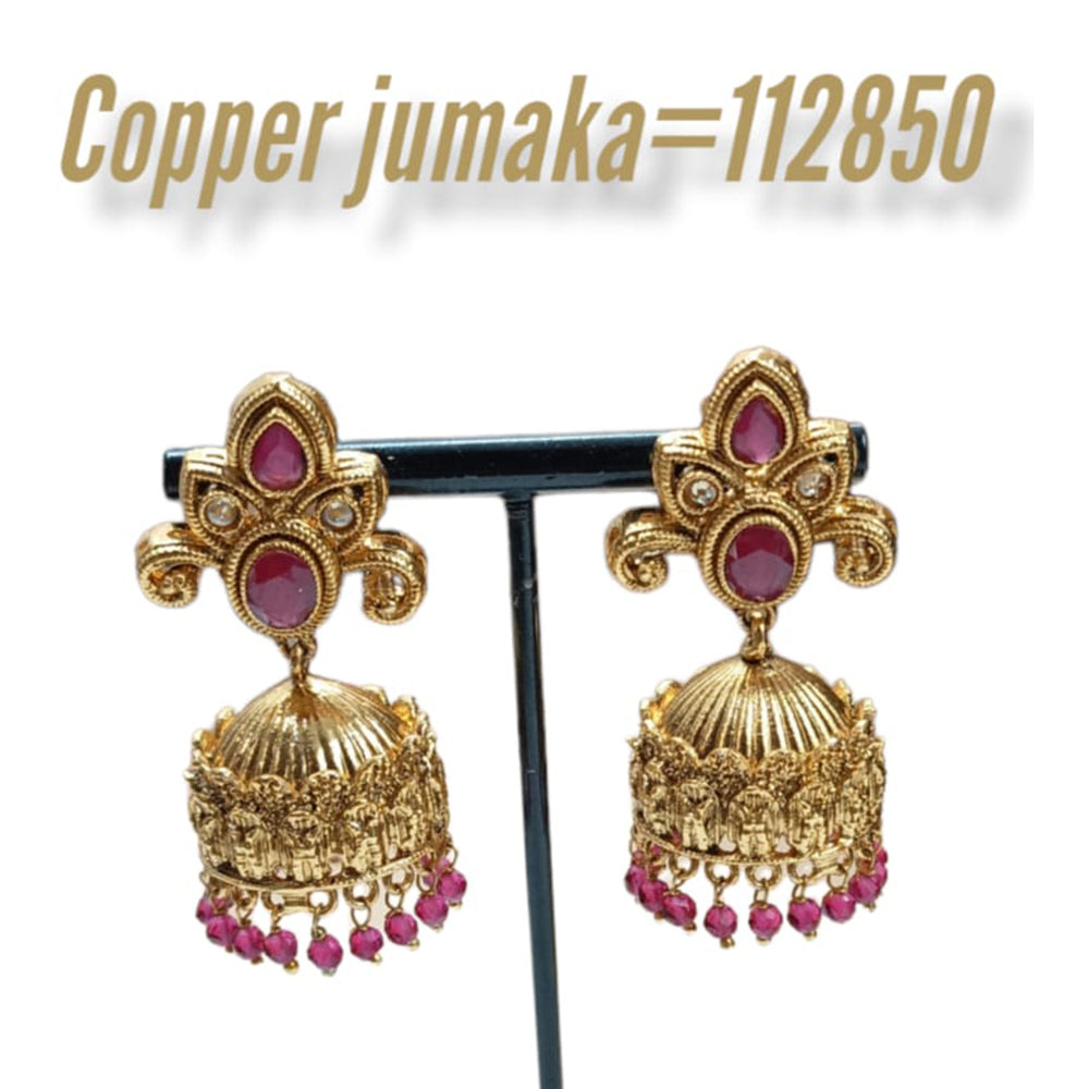 Padmawati Bangles Kundan Stone Jhumkis Earrings