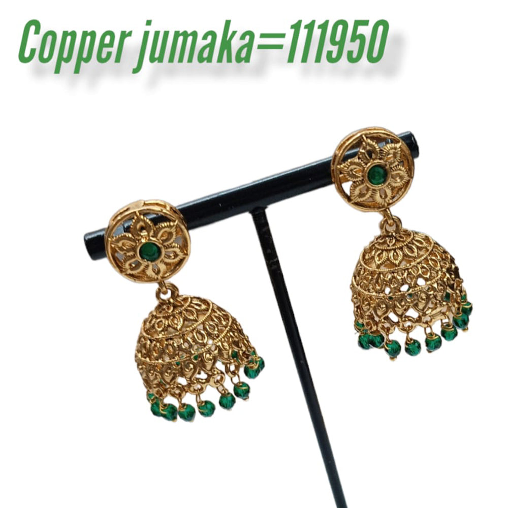 Padmawati Bangles Kundan Stone Jhumkis Earrings