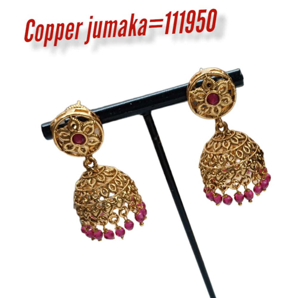 Padmawati Bangles Kundan Stone Jhumkis Earrings