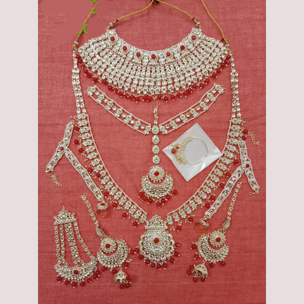 Neetu Art Gold Plated Bridal Necklace Set
