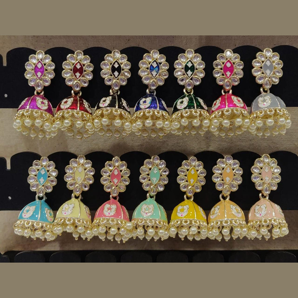 Shagna Kundan & Meenakari Jhumki