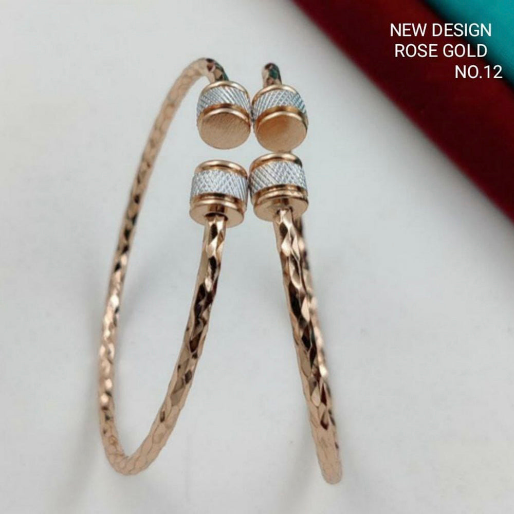 H K Fashion Rose Gold Bracelet