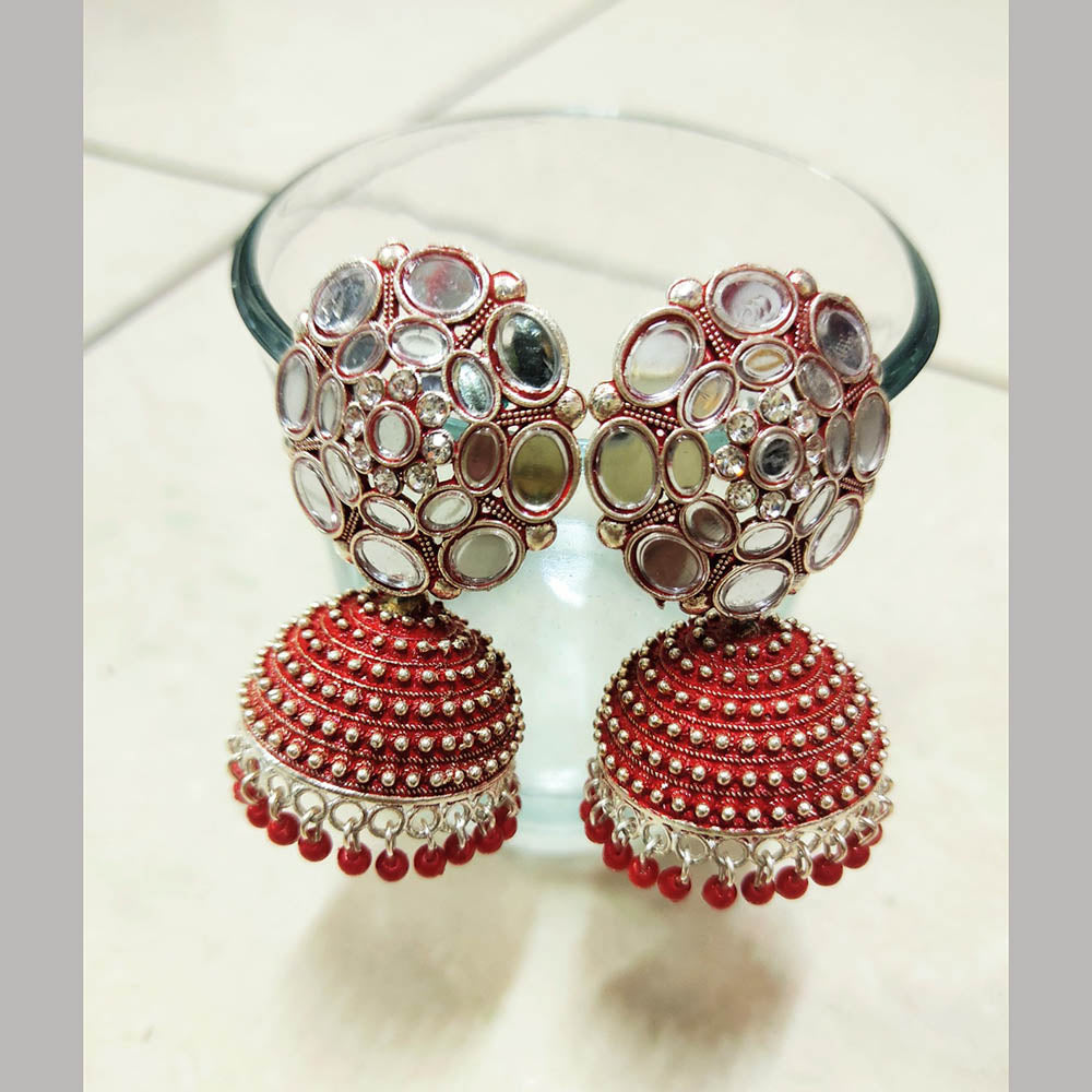 H K Fashion Gold Plated Jhumki Earrings