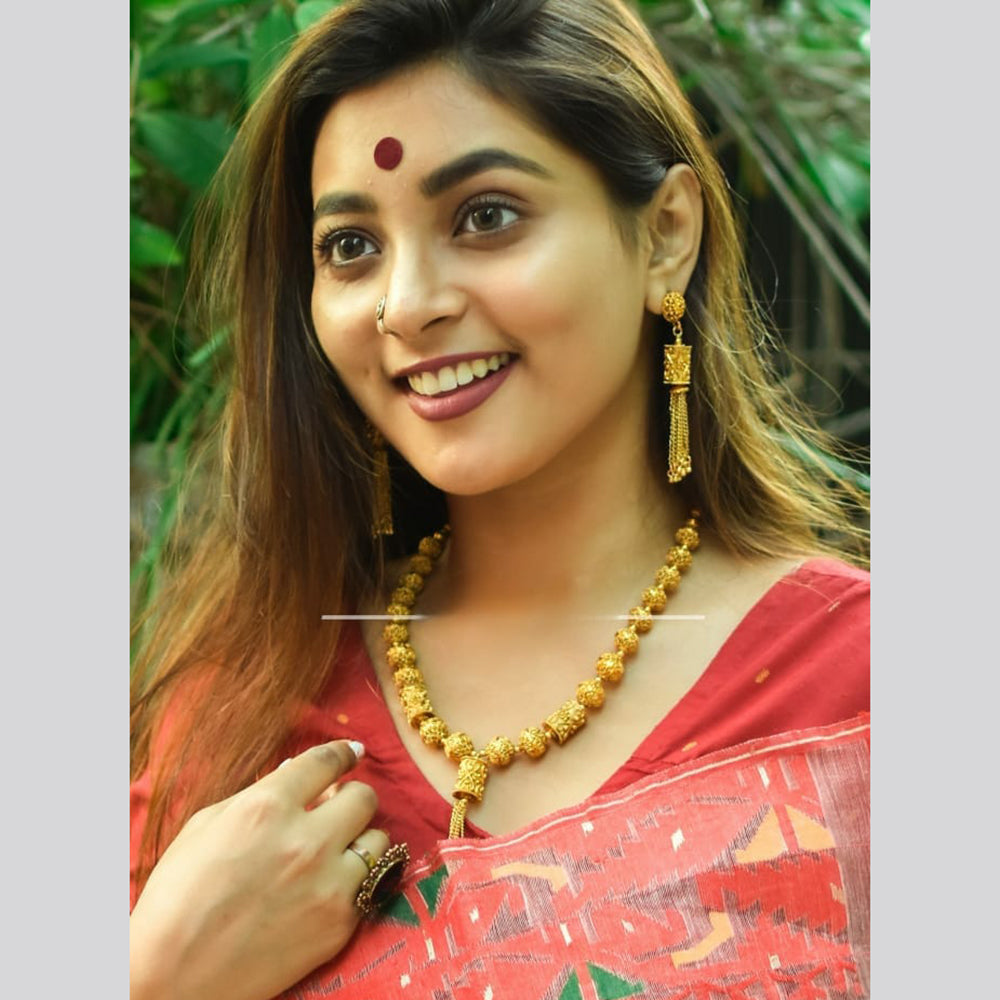 India Art Gold Plated Necklace Set