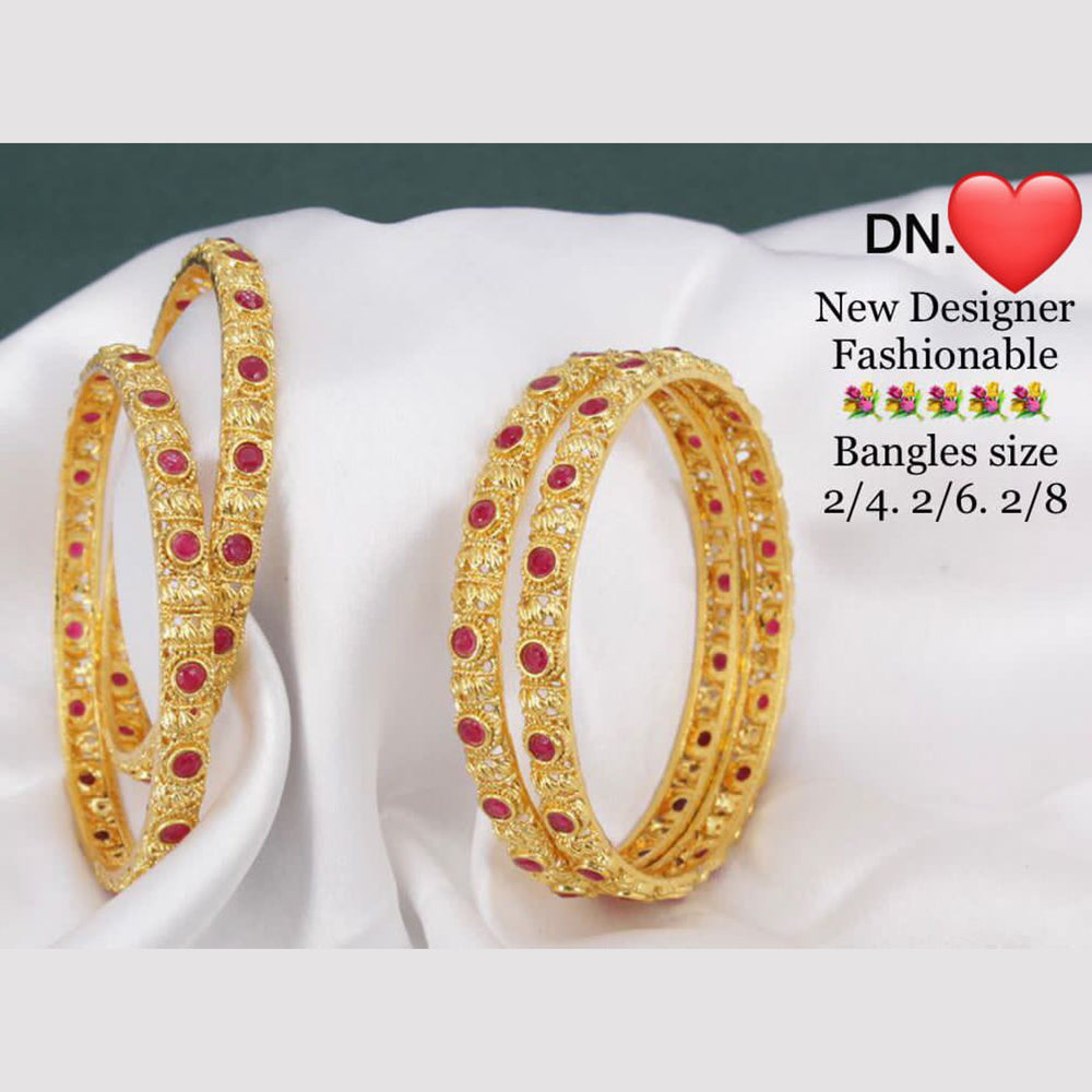 Pooja Bangles Gold Plated Bangles Set