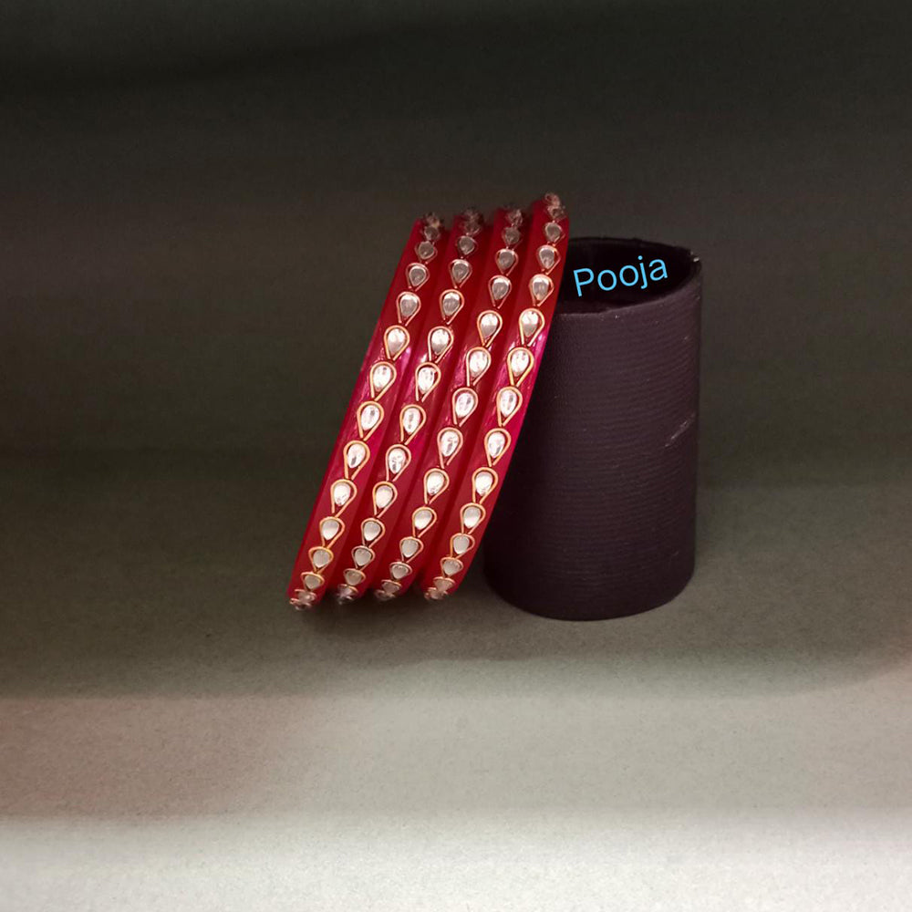 Pooja Bangles Acrylic Bangles Set