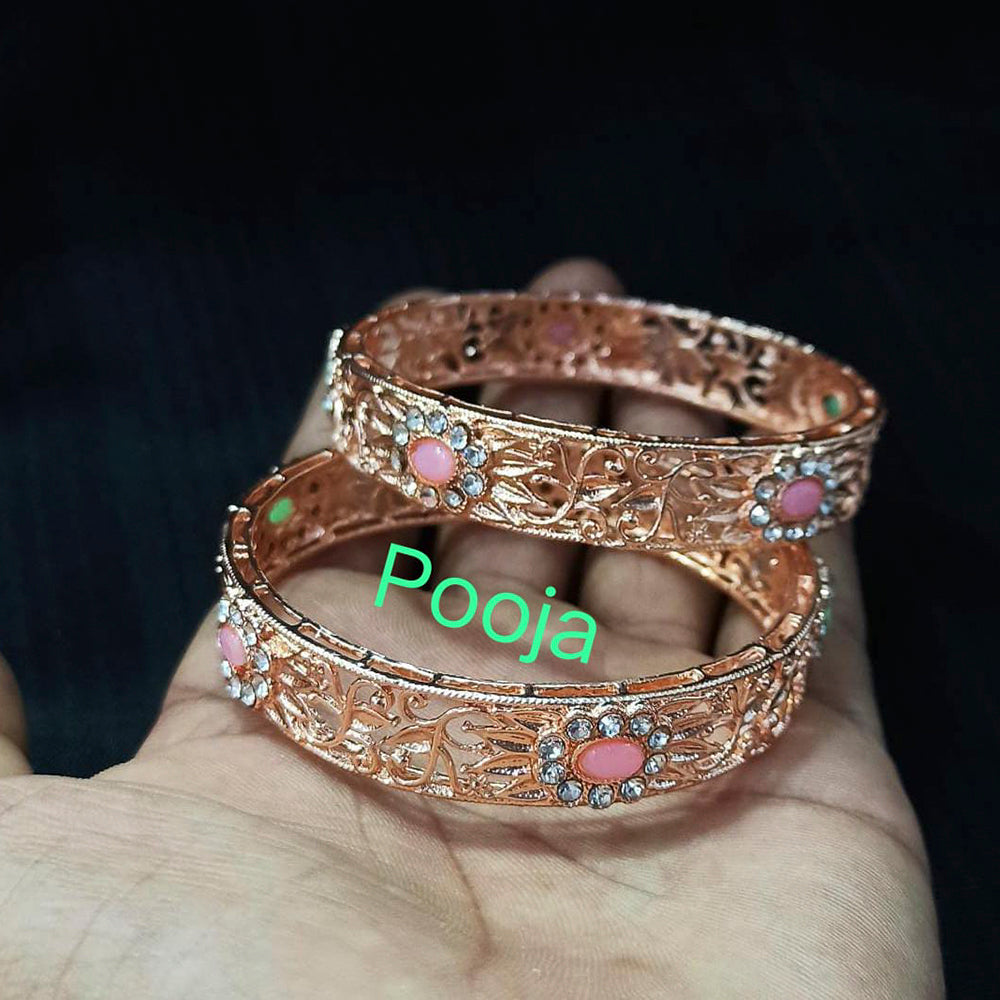 Pooja Bangles Austrian Stone Bangles Set