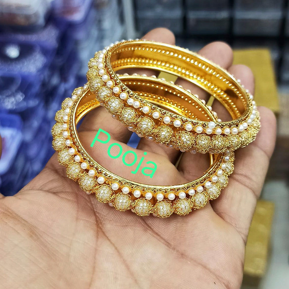 Pooja Bangles Gold Plated Bangles Set