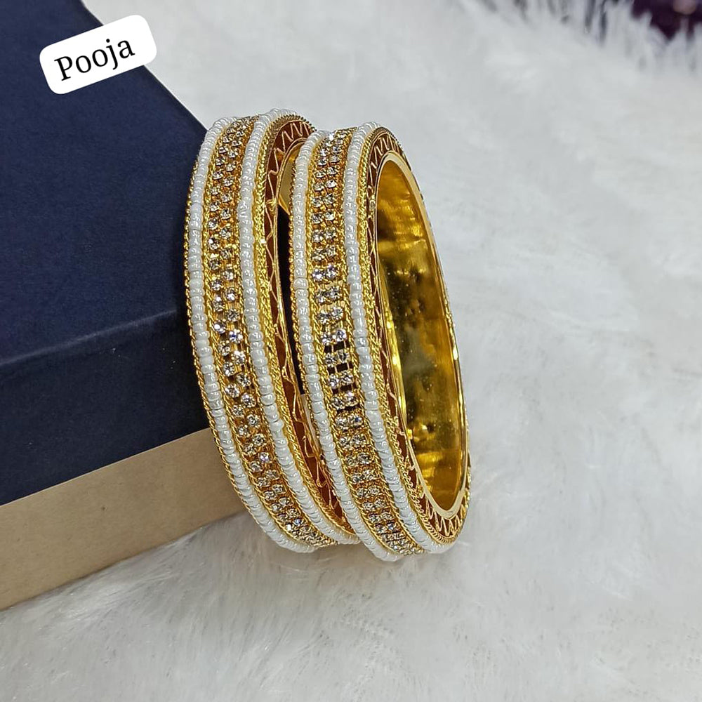 Pooja Bangles Gold Plated Bangles Set