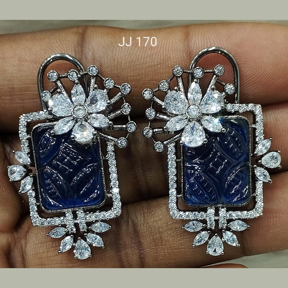 Jain Jewellers Ad Stone Dangler Earrings - 11061792