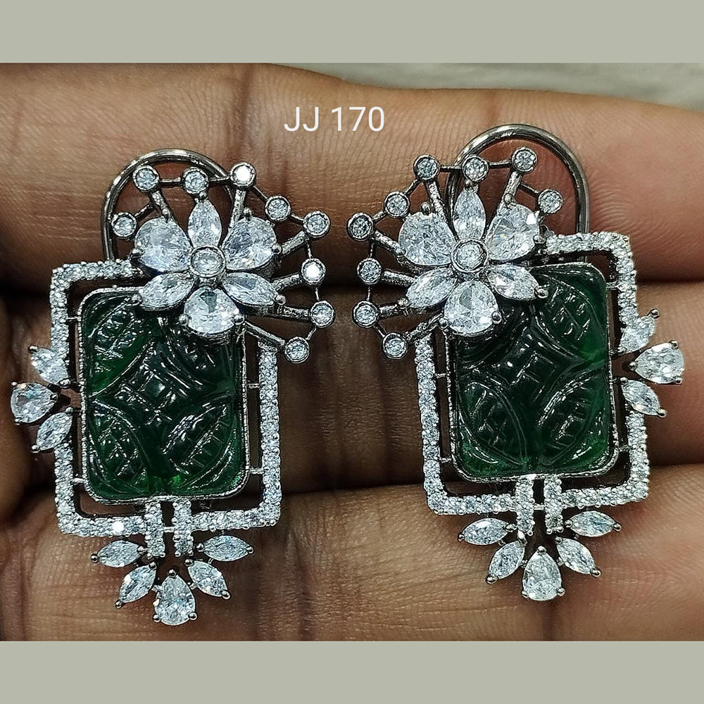 Jain Jewellers Ad Stone Dangler Earrings - 11061792