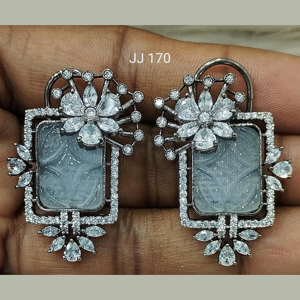 Jain Jewellers Ad Stone Dangler Earrings - 11061792